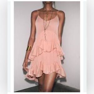 Zara Collection short ruffled dress